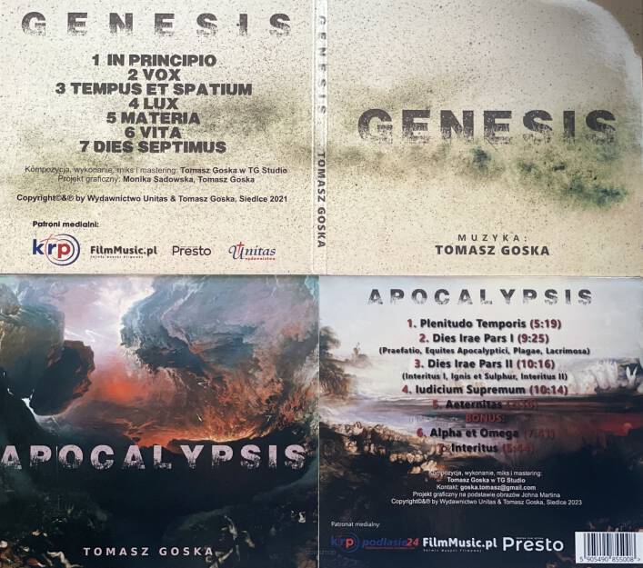 Genesis + Apocalypsis ZESTAW CD 